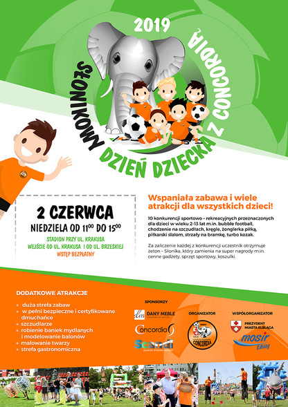 Elbląg, Słonikowy Dzień Dziecka z Concordią Elbląg, Słonikowy Dzień Dziecka z Concordią