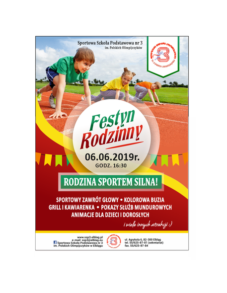 Elbląg, Szkoła sportowa zaprasza na festyn Elbląg, Szkoła sportowa zaprasza na festyn