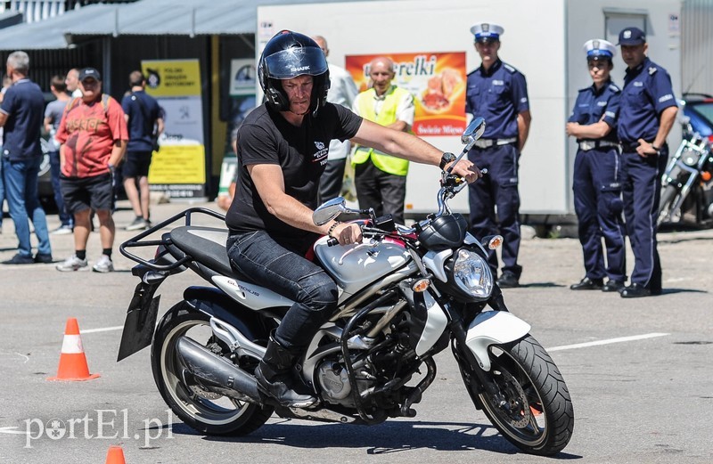 Elbląg, Jedną z konkurencji była jazda motocyklem