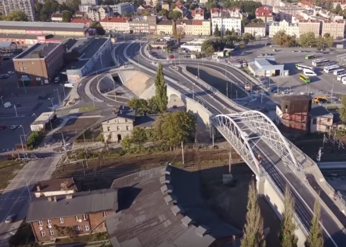 Elbląg, (kadr z materiału filmowrgo portEl.pl) Elbląg, (kadr z materiału filmowrgo portEl.pl)