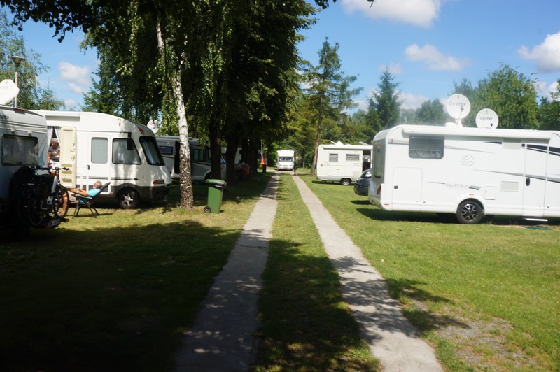 Elbląg, Camping przyciąga turystów