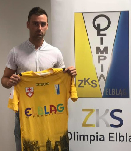 Elbląg, Przemysłąw Brychlik podpisał kontrakt z Olimpią Elbląg, Przemysłąw Brychlik podpisał kontrakt z Olimpią
