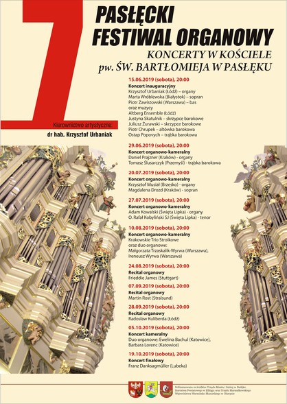 III koncert w ramach Pasłęckiego Festiwalu Organowego III koncert w ramach Pasłęckiego Festiwalu Organowego
