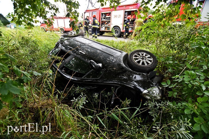 Elbląg, Renault wpadło do rowu w Jegłowniku