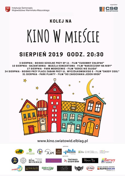 Elbląg, „Kolej na kino” w mieście