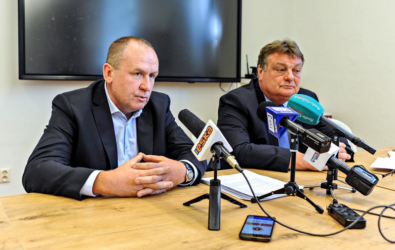Elbląg, Lech Trawicki i Witold Wróblewski zwołali dzisiaj konferencję prasową o kondycji finansowej muzeum Elbląg, Lech Trawicki i Witold Wróblewski zwołali dzisiaj konferencję prasową o kondycji finansowej muzeum