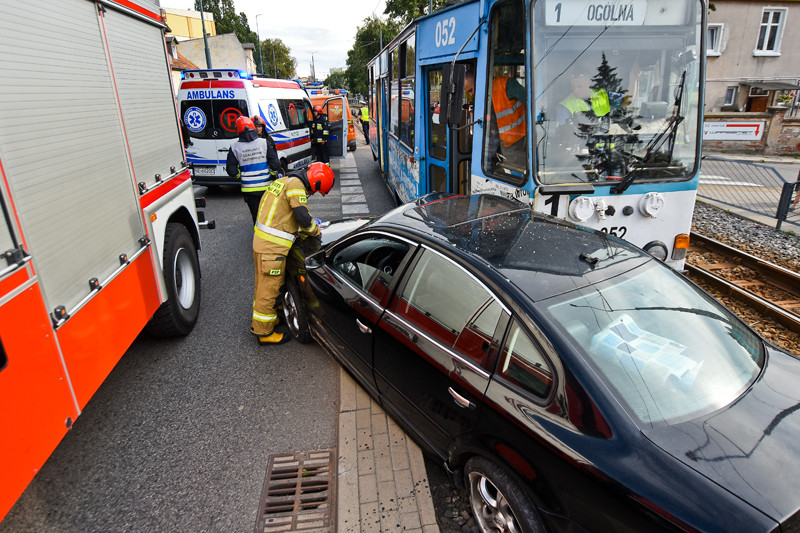 Elbląg, Zderzenie volkswagena z tramwajem