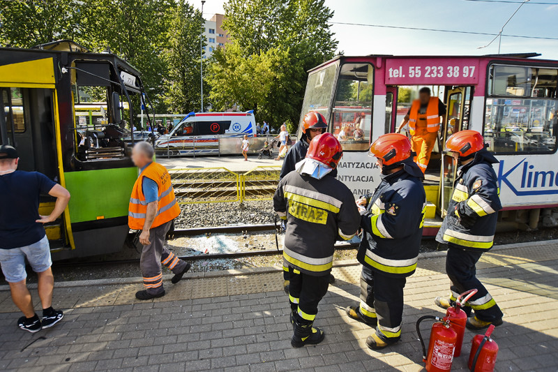 Elbląg, Zderzenie tramwajów na płk. Dąbka