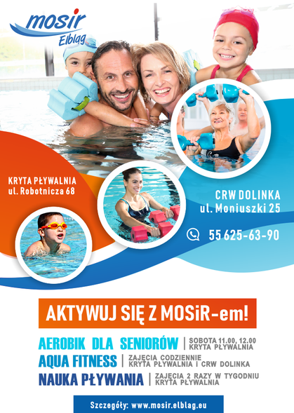 Elbląg, Aktywuj się z MOSiR-em w wodzie Elbląg, Aktywuj się z MOSiR-em w wodzie