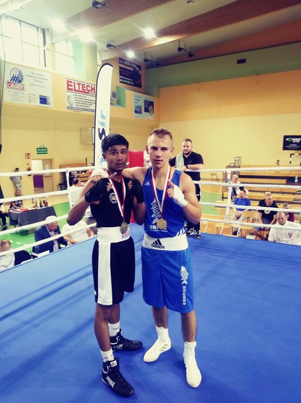Elbląg, Dawid Dziuwe w świetnej formie (boks) Elbląg, Dawid Dziuwe w świetnej formie (boks)