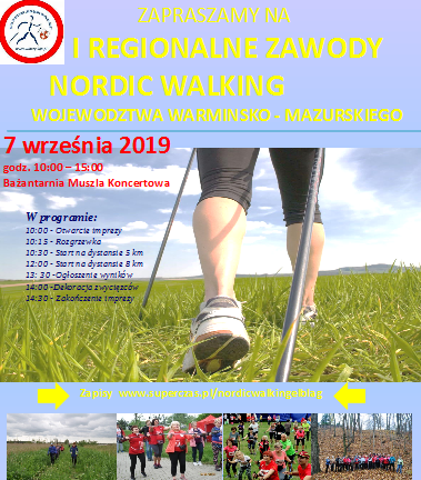 Elbląg, I Regionalne Zawody Nordic Walking już w sobotę