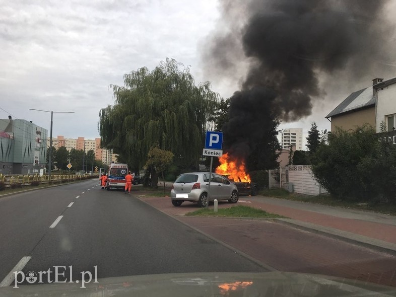 Elbląg, Na Ogólnej spłonął samochód