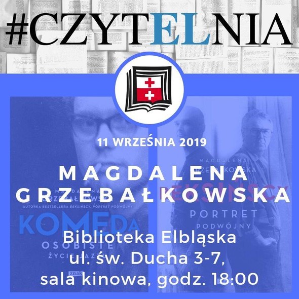 Elbląg, Spotkanie z Magdaleną Grzebałkowską