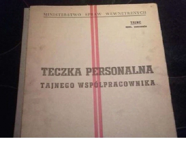 Elbląg, Teczka pracy tajnego współpracownika