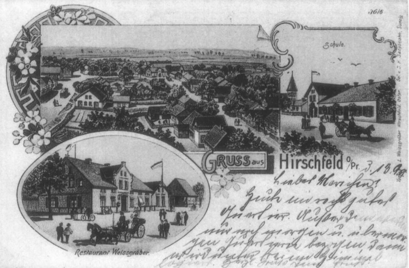 Elbląg, Przedwojenna pocztówka z Jelonek Elbląg, Przedwojenna pocztówka z Jelonek