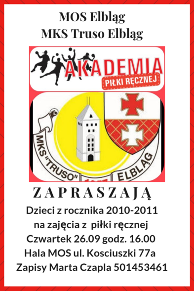 Elbląg, Zapisz dziecko na piłkę ręczną Elbląg, Zapisz dziecko na piłkę ręczną