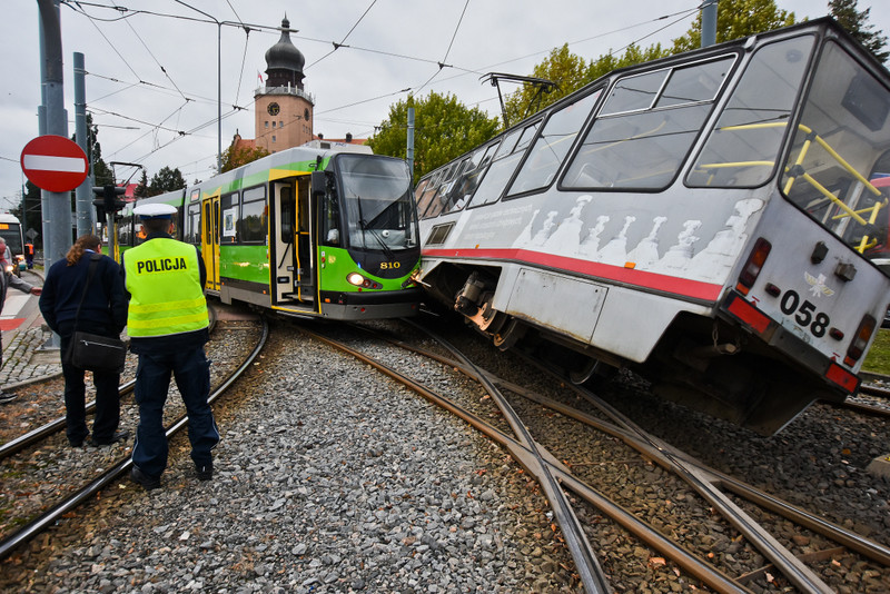 Elbląg, Zderzenie dwóch tramwajów