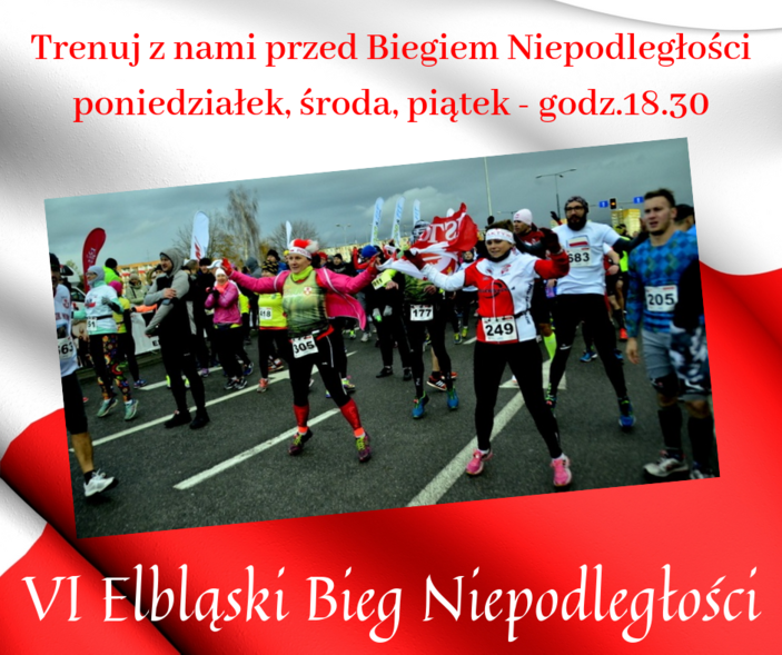 Elbląg, Potrenuj przed Biegiem Niepodległości Elbląg, Potrenuj przed Biegiem Niepodległości