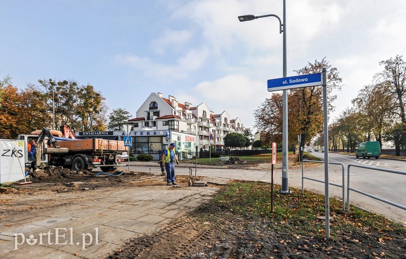 Elbląg, Na skrzyżowaniu ul. Sadowej z al. Grunwaldzką powstaje sygnalizacja świetlna