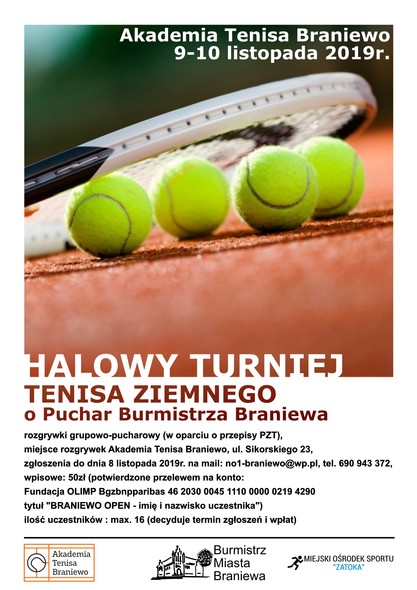 Braniewo wchodzi na tenisową mapę Polski Braniewo wchodzi na tenisową mapę Polski