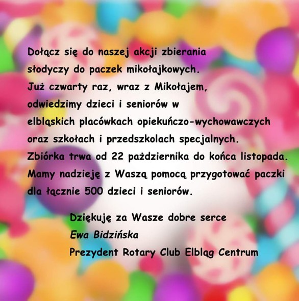 Elbląg, Chcą osłodzić życie potrzebujących Elbląg, Chcą osłodzić życie potrzebujących