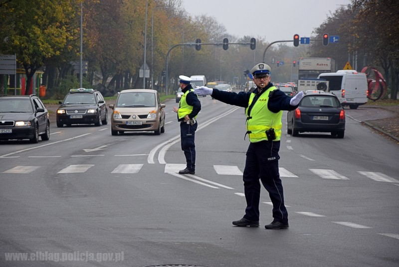 Elbląg, Policjanci ćwiczyli przed akcją "Znicz"