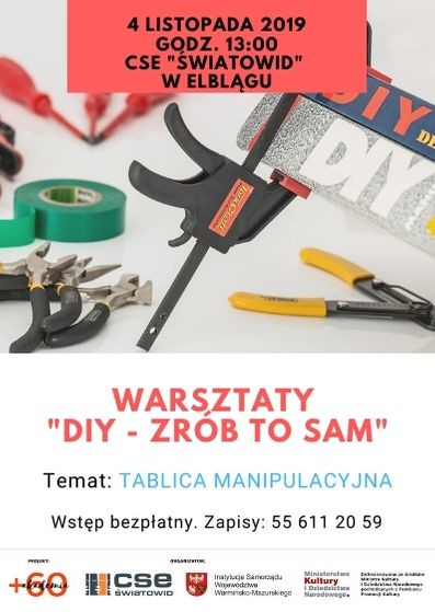 Elbląg, Przyjdź pomajsterkować w „Światowidzie” Elbląg, Przyjdź pomajsterkować w „Światowidzie”