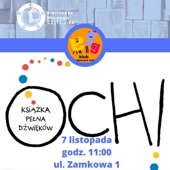 Elbląg, O dźwiękach w Klubie Książkowych Ludków Elbląg, O dźwiękach w Klubie Książkowych Ludków