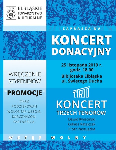 Elbląg, Koncert trzech tenorów