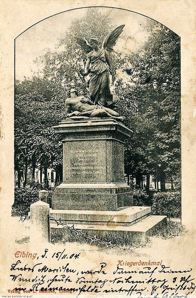 Elbląg, Pomnik poległych w wojnie francusko-pruskiej 1870-1871