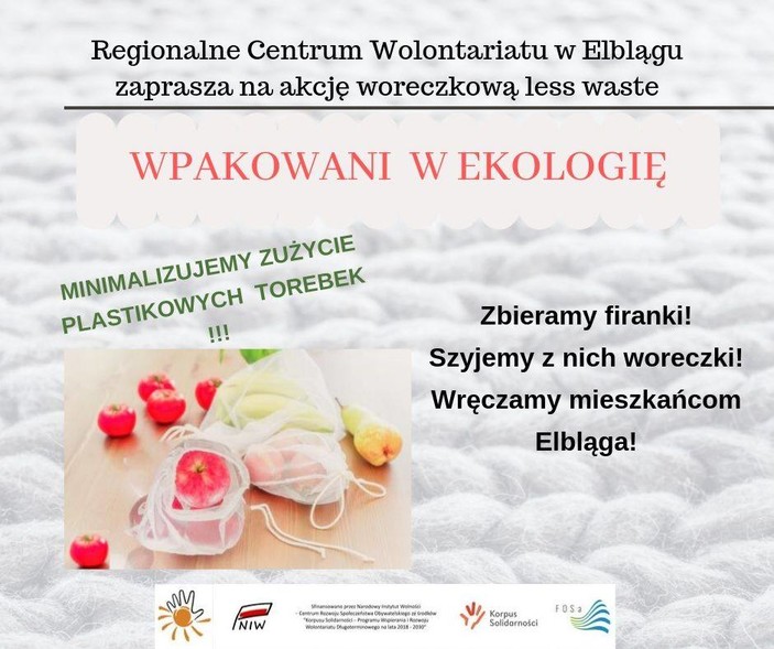 Elbląg, Wpakowani w Ekologię, czyli wielkie szycie eko woreczków