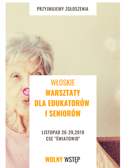 Elbląg, Włoskie warsztaty dla edukatorów i seniorów Elbląg, Włoskie warsztaty dla edukatorów i seniorów