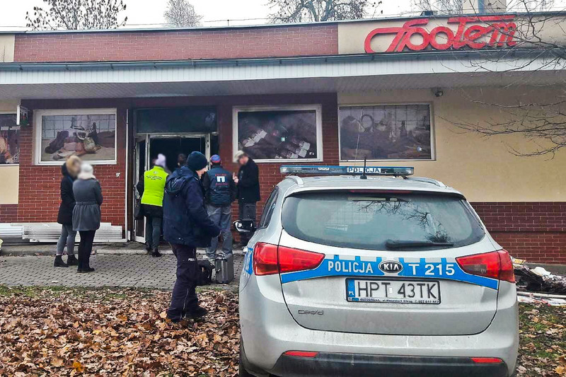 Elbląg, Dzisiaj na miejscu pożaru pracowali policjanci Elbląg, Dzisiaj na miejscu pożaru pracowali policjanci