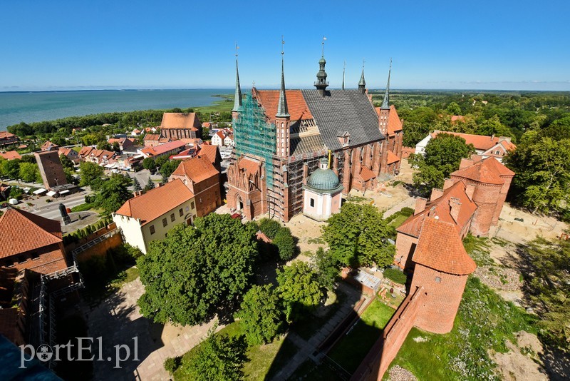Elbląg, Frombork, Widok na Wzgórze Katedralne Elbląg, Frombork, Widok na Wzgórze Katedralne