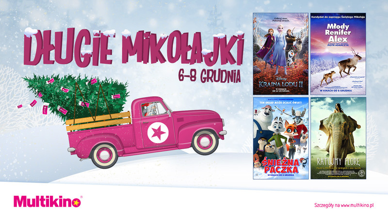 Elbląg, Od 6 do 8 grudnia Długie Mikołajki w Multikinie