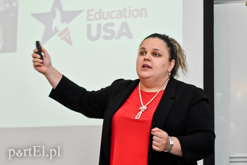 Elbląg, Vera Partem przyjechała do Elbląga, by promować studencki program "Work and Travel" Elbląg, Vera Partem przyjechała do Elbląga, by promować studencki program "Work and Travel"