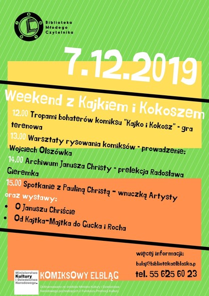 Elbląg, Weekend z Kajkiem i Kokoszem