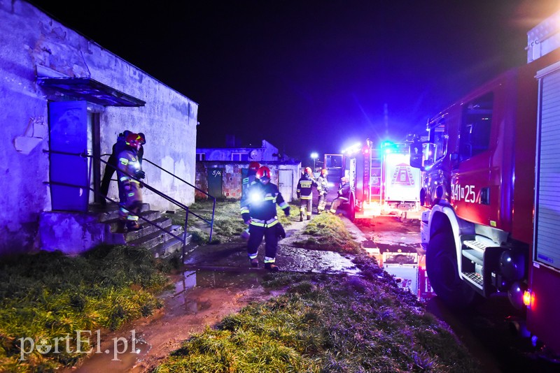 Elbląg, Pożar w mieszkaniu przy ul. Skrzydlatej