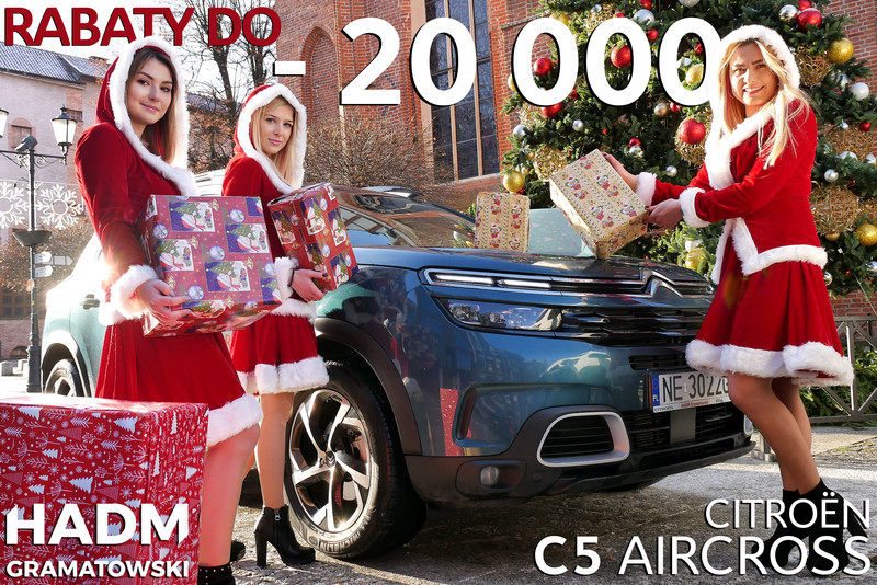 SUV Citroen C5 Aircross z rabatami do 20 000 zł tylko do końca grudnia!