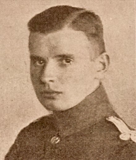 Elbląg, Mieczysław Garsztka, jeden z najlepszych polskich pilotów z okresu I wojny światowej
