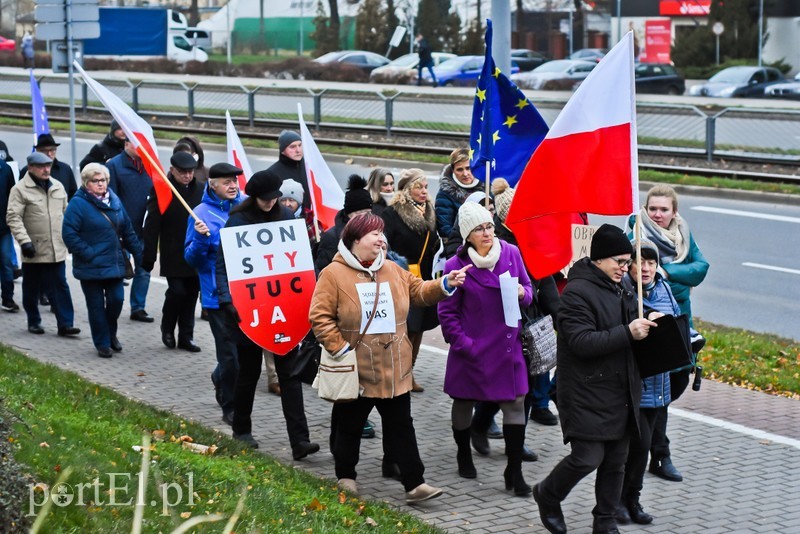 Elbląg, Marsz w obronie niezawisłości sędziów odbył się na początku grudnia