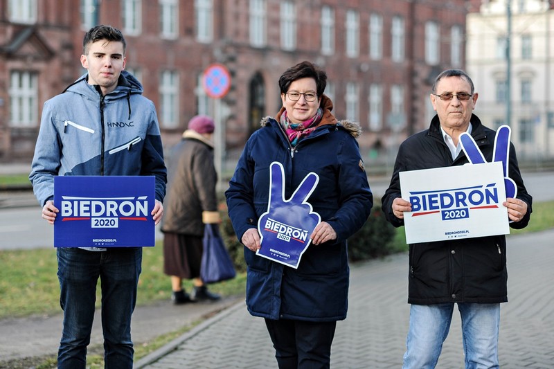 Elbląg, Monika Falej: Robert Biedroń na prezydenta!