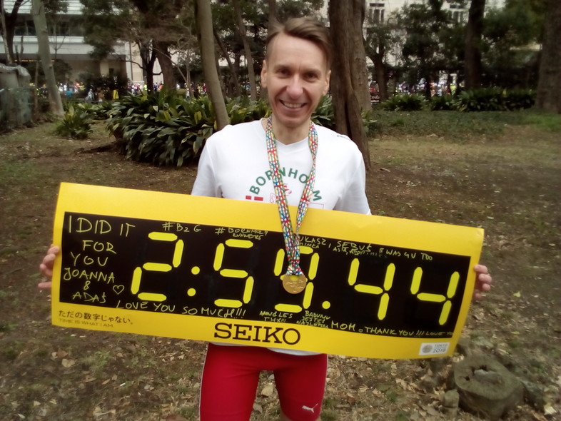 Elbląg, Daniel Penk po pobiciu życiówki w maratonie w Tokio