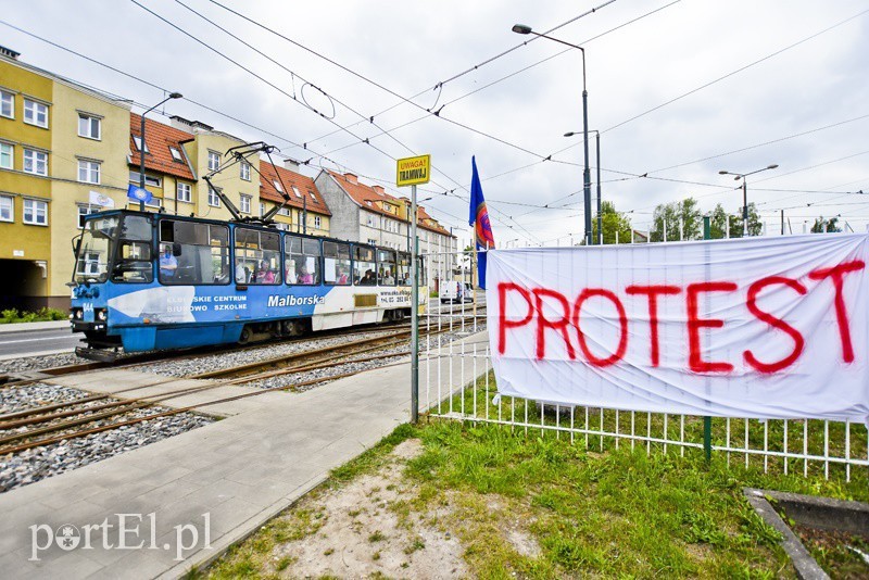 Elbląg, To zdjęcie z poprzedniego protestu w TE z 2017 roku. Wówczas strajk udało się odwołać w ostatniej chwili. Jak będzie teraz?