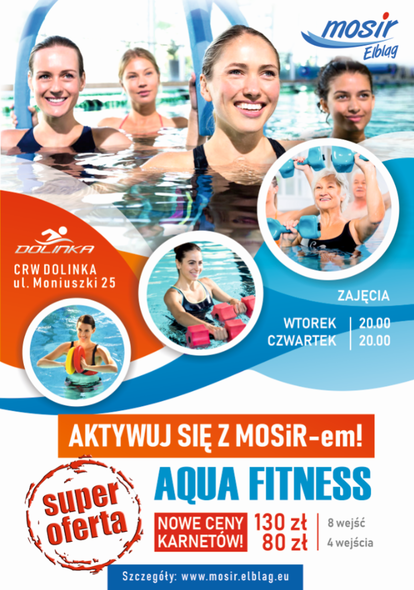 Elbląg, Aqua Fitness w CRW Dolinka