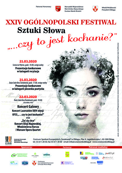 Elbląg, Festiwal "Czy to jest kochanie?" zawieszony Elbląg, Festiwal "Czy to jest kochanie?" zawieszony