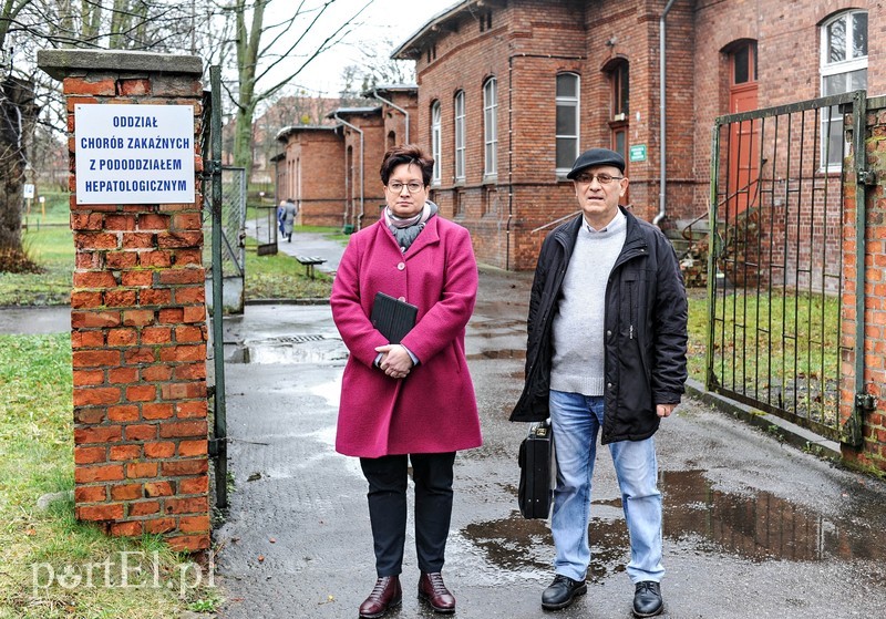 Elbląg, Poselska kontrola na oddziale zakaźnym