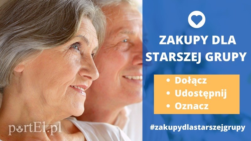 Elbląg, Zakupy dla starszej grupy. Młodzież przychodzi z pomocą seniorom