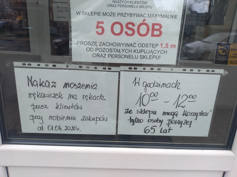 Elbląg, Sklepy już się przygotowały na nowe wytyczne Elbląg, Sklepy już się przygotowały na nowe wytyczne