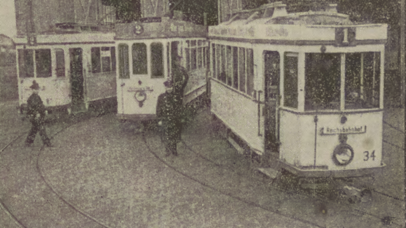 Elbląg, Dawno temu w Elblągu... o piątej rano wyjeżdżał pierwszy tramwaj